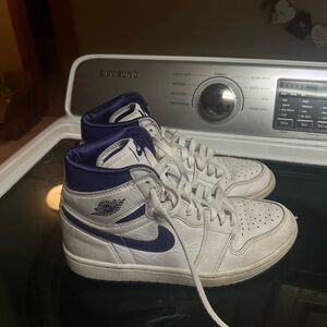 Purple & White Air Jordan’s